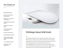 Tablet Screenshot of min-shopper.dk